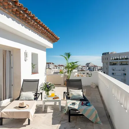 アパート Wonderful Penthouse 3 Bedrooms In Puerto Banus -marbella *