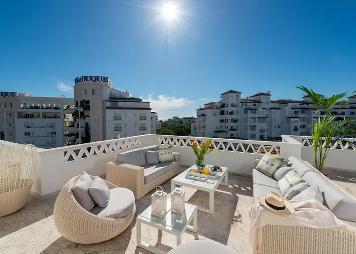 Wonderful Penthouse 3 Bedrooms In Puerto Banus -marbella Apartamento