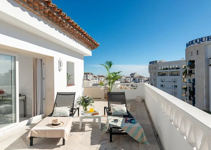 Apartamento Wonderful Penthouse 3 Bedrooms In Puerto Banus -marbella *